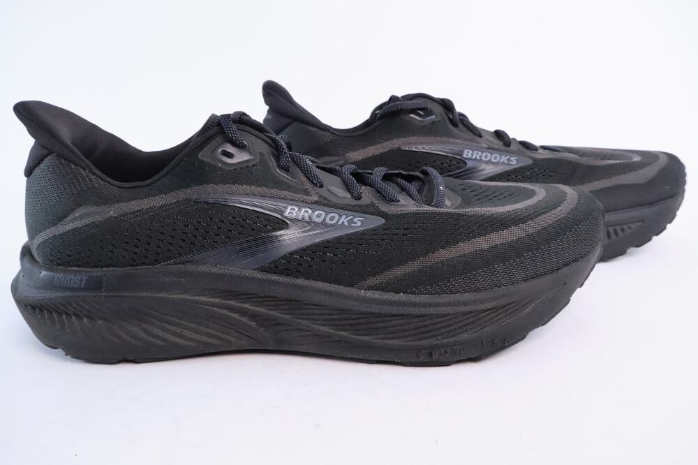 Brooks Ghost 18 Men's Running Shoes Black Size 10.5 Wide 2E #104